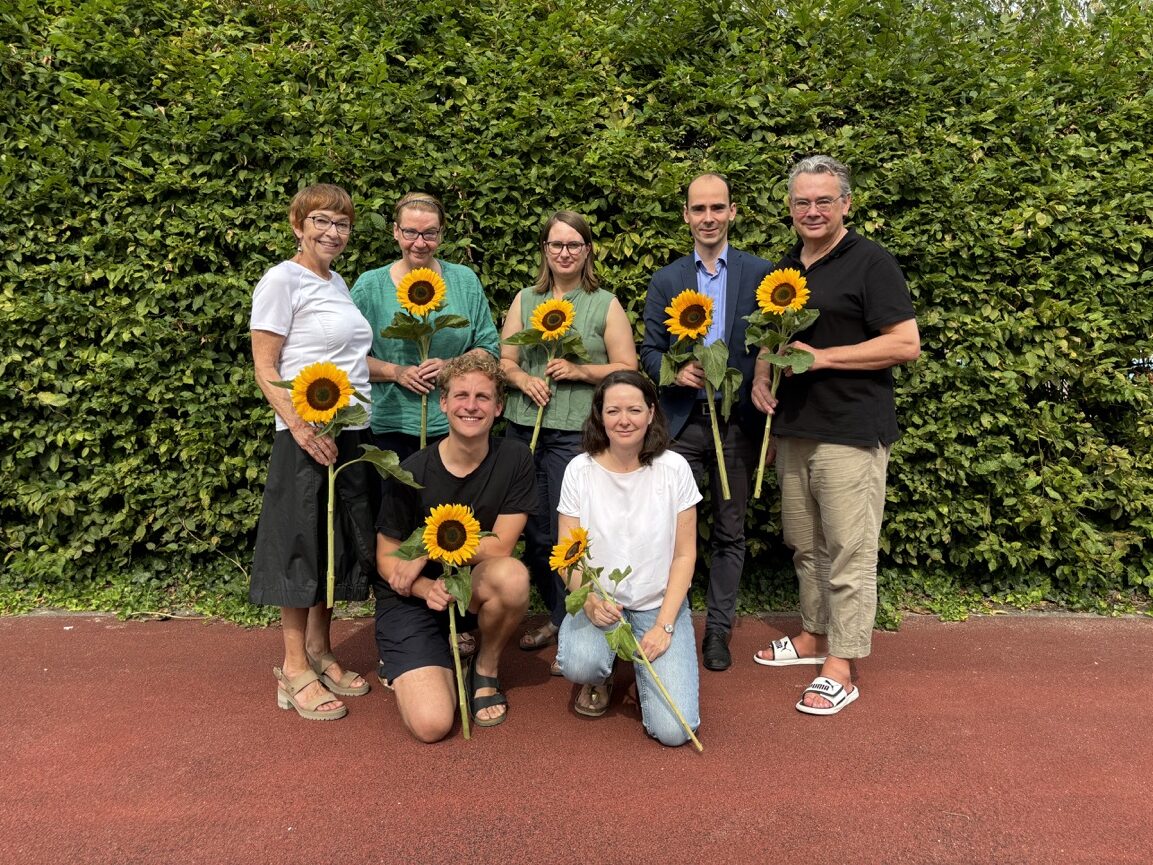 Gruppenbild des Vorstands des grünen KV Altonas