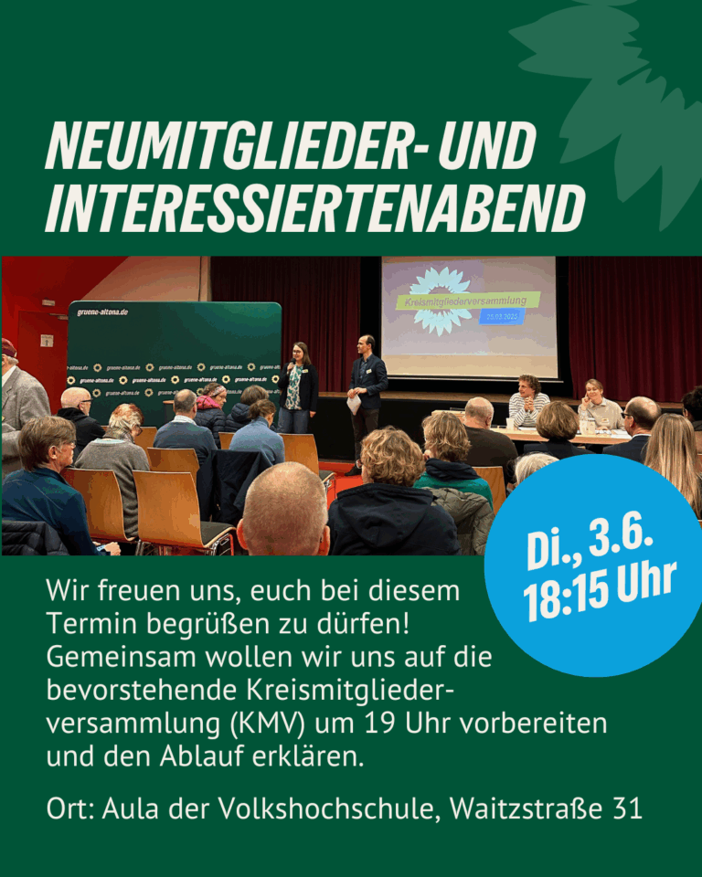 Di., 3. Juni // Neumitglieder- und Interessiertenabend