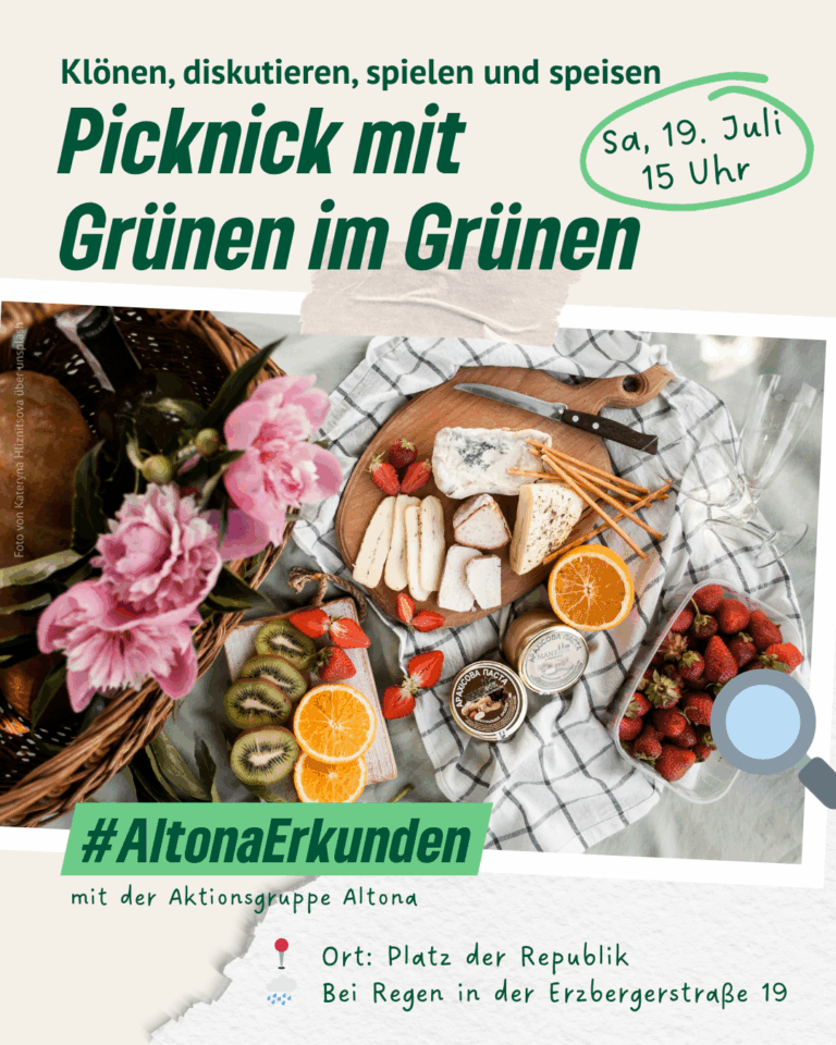 19. Juli // Picknick mit Grünen im Grünen