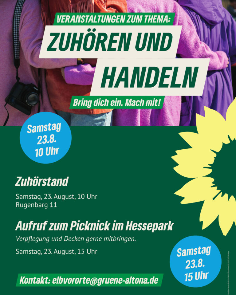 Zuhören und Handeln – Zuhörstand und Picknick