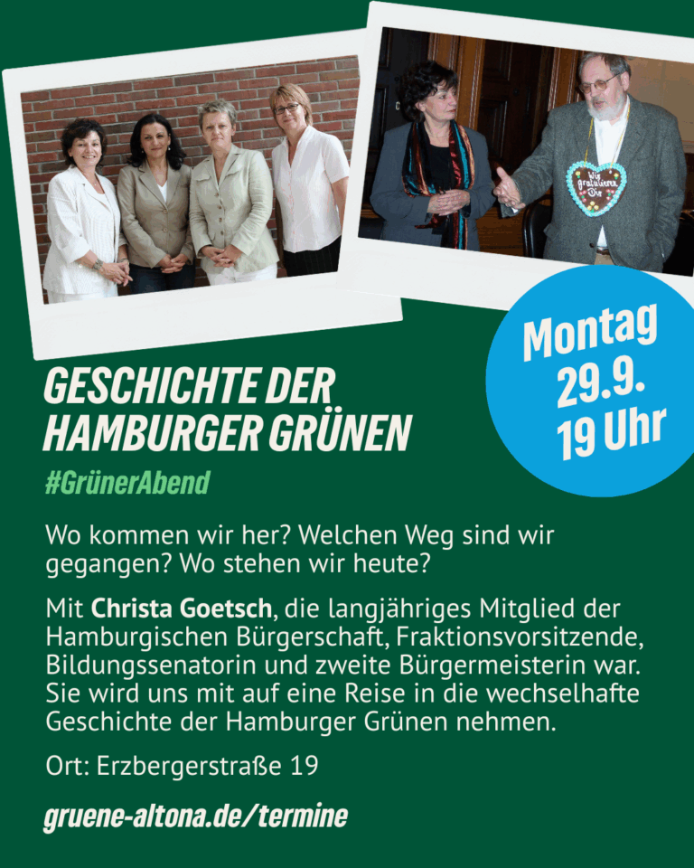 29.9. // Geschichte der Hamburger Grünen