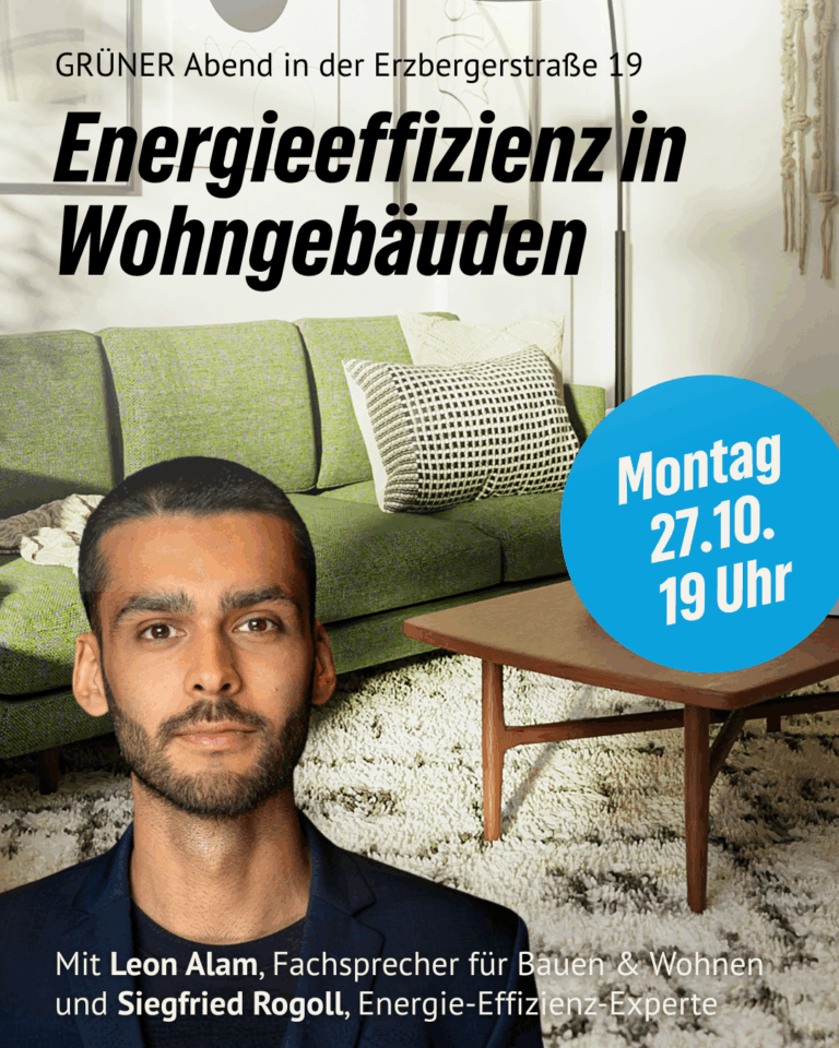 27. Okt. // Grüner Abend – Energieeffizienz in Wohngebäuden