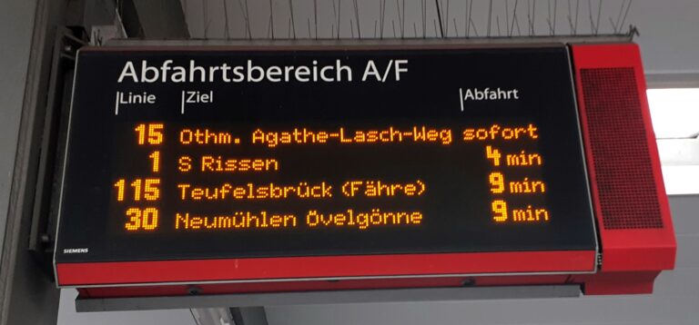 Bustaktung in Osdorf soll sich verbessern