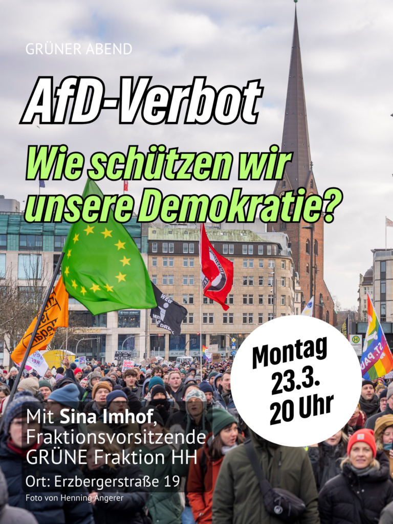 23.3. // GRÜNER ABEND zum AfD-Verbot