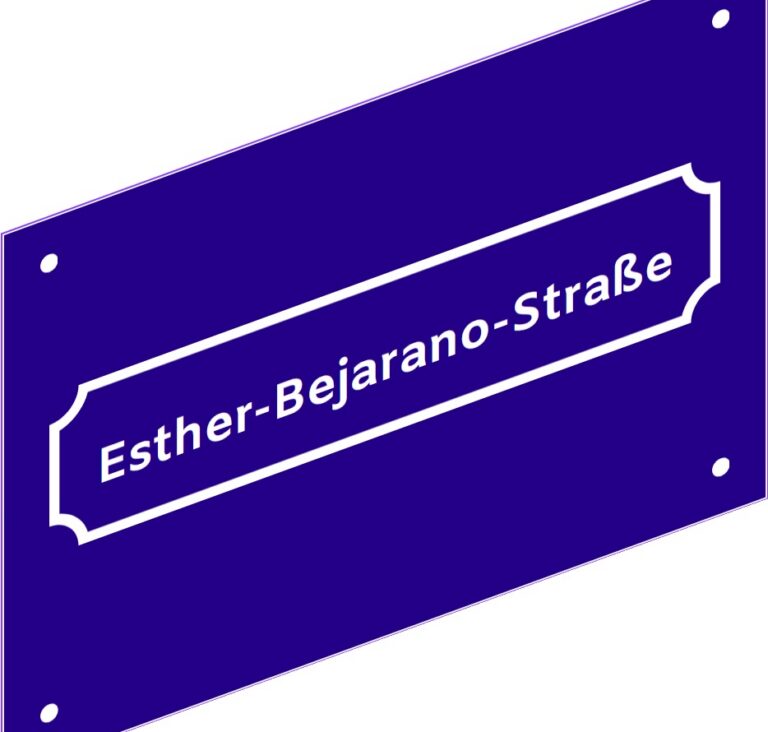 Eine Straße gegen das Vergessen – aus Bergiusstraße wird Esther-Bejarano-Straße