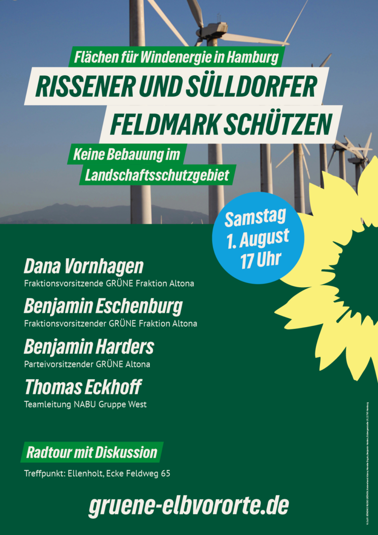 1.8. I Radtour durch die Feldmark – Rissener und Sülldorfer Feldmark schützen